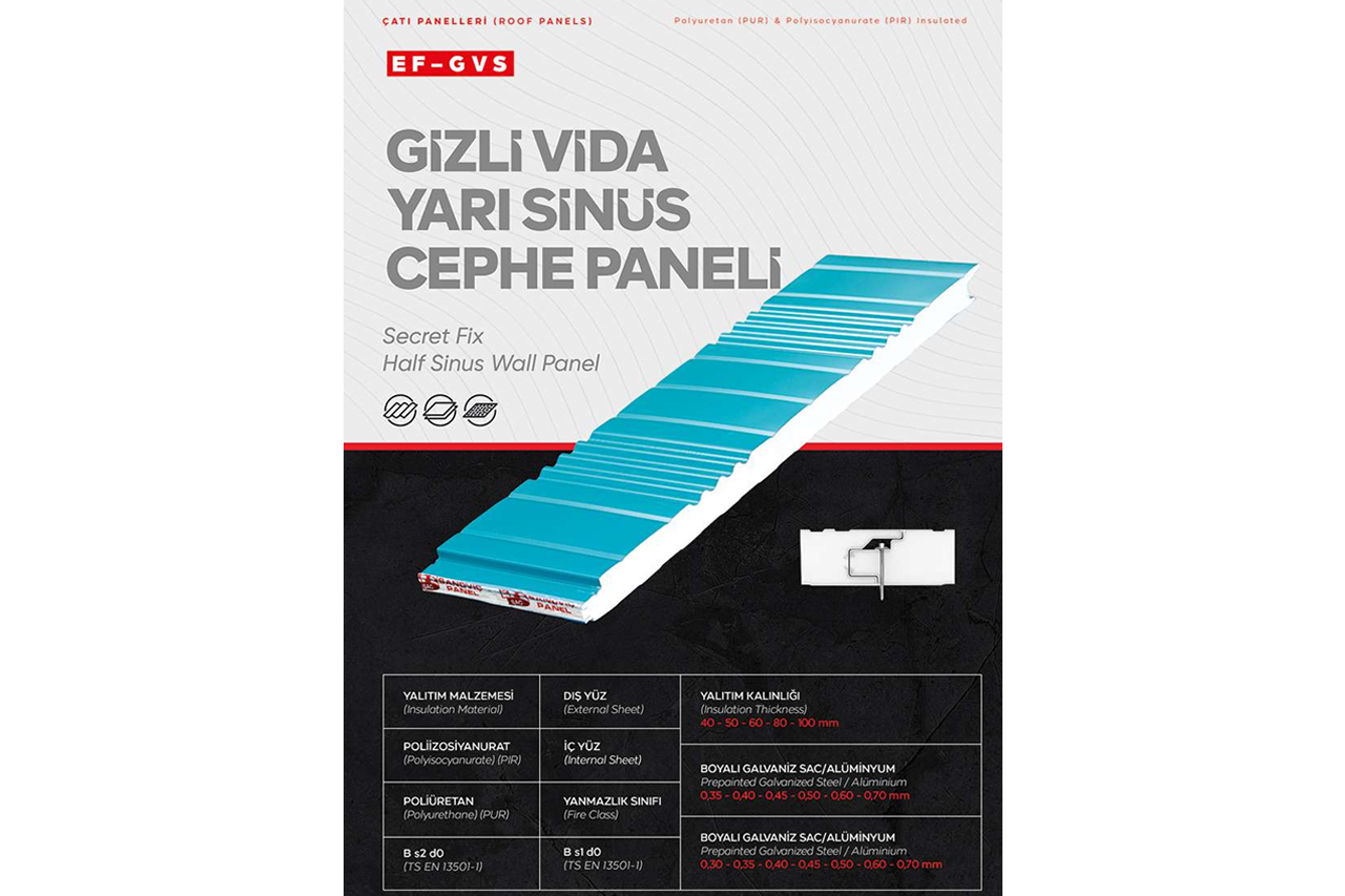 Yarı Sinus Cephe Paneli